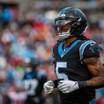 RB Rico Dowdle with the Carolina Panthers