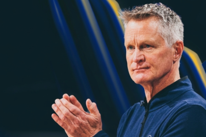 Steve kerr with his 600th win
