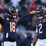 Caleb Williams bid a sweet farewell to DJ Moore after the Bears traded him to the Bills.