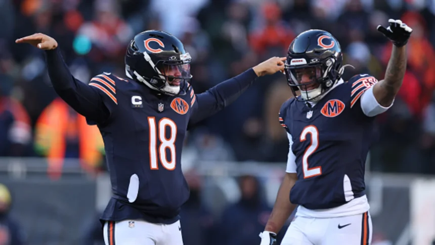 Caleb Williams bid a sweet farewell to DJ Moore after the Bears traded him to the Bills.