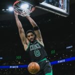 Jayson Tatum dunking