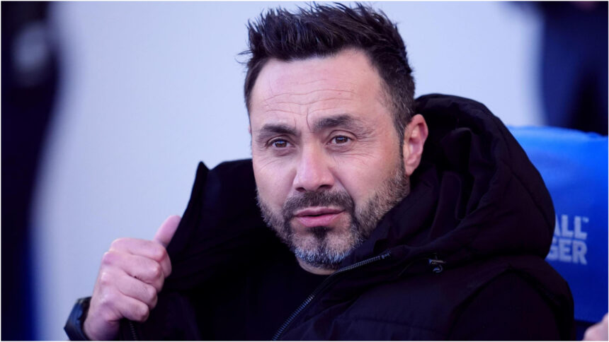 Roberto de Zerbi joined Brighton on a four-year deal in 2022