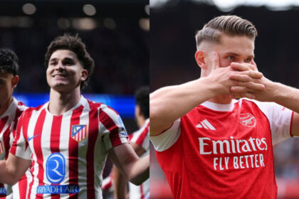 Alvarez and Gyokerez scored from the spot to earn for Atletico to force a draw against Arsenal