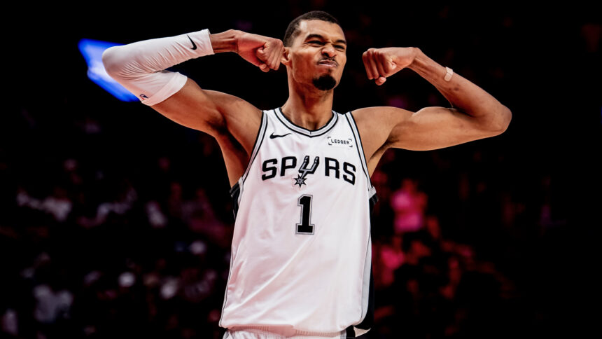 Victor Wembanyama had 27 points, 11 rebounds and seven blocks in his return from a concussion and the San Antonio Spurs took a 3-1 lead in their first-round series against the Portland Trail Blazers with a 114-93 victory on Sunday.
