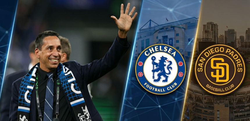 Jose E. Feliciano, Chelsea and Padre San Diego logos