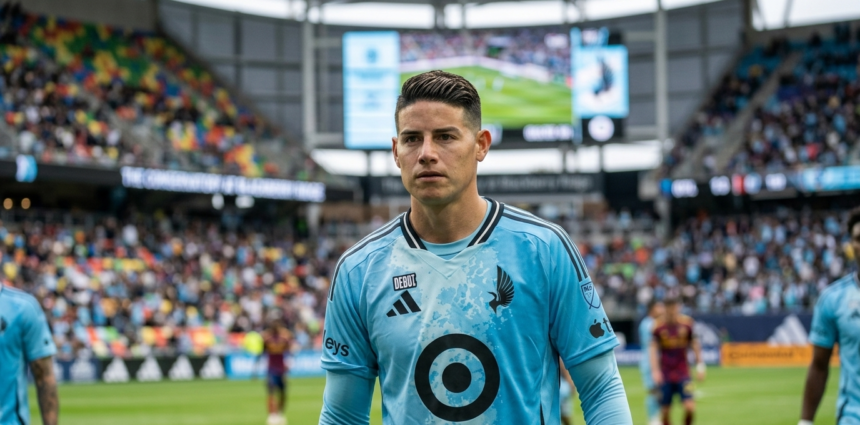 James Rodriguez in Minnesota United colour