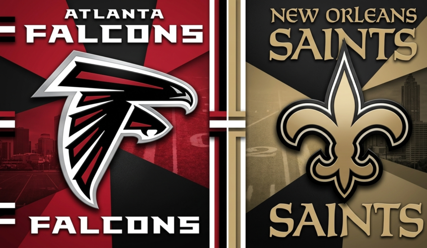 New Orleans Saints and Atlanta Falcons