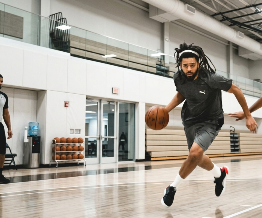 J. Cole training for the CBA