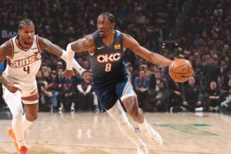 Jalen Williams had 19 points on 7-for-11 shooting from the field when he left the game.