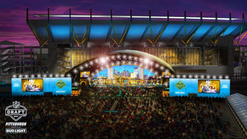 NFL Draft stage for 2026 in Pittburgh
