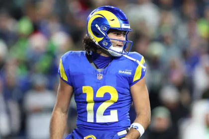 Puka Nacua for the Los Angeles Rams