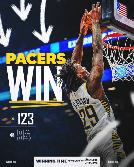 Pacers win over Nets 