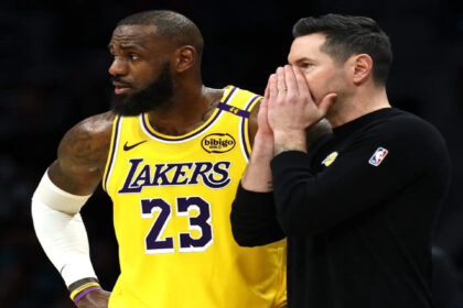 JJ Redick and LeBron James in anticipation for the NBA Playoffs