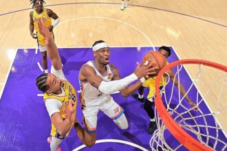 Shai against LA Lakers