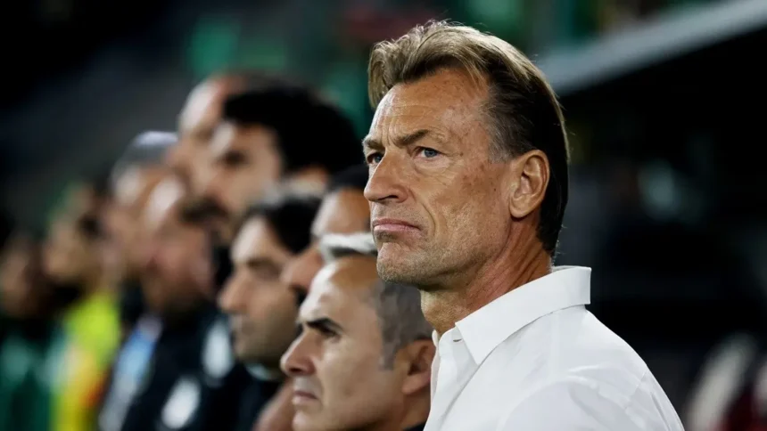 Saudi Arabia coach Herve Renard before the match.