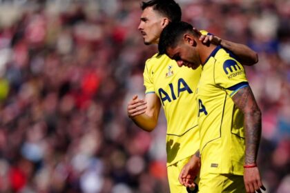 Tottenham Christian Romero left the field in tears with 20 minutes remaining at Sunderland