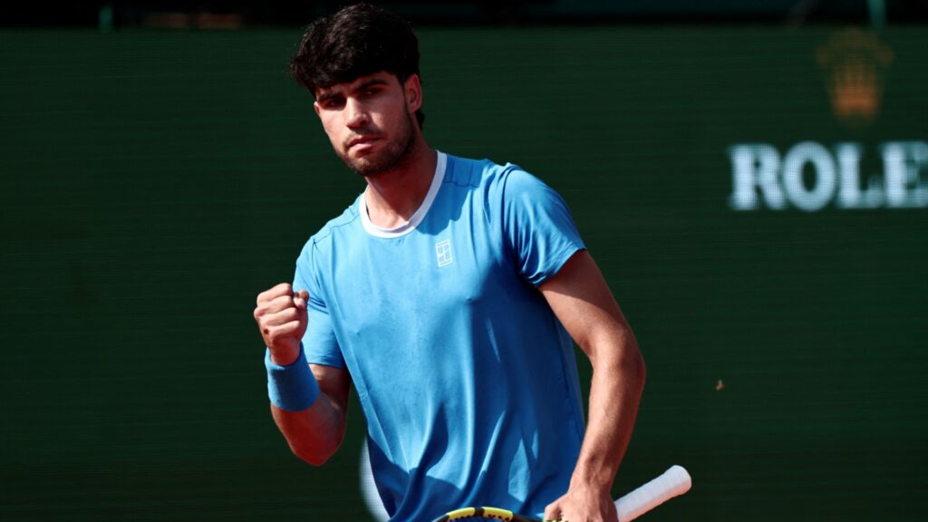 Carlos Alcaraz defeated Valentin Vacherot in straight sets to reach the Monte-Carlo Masters final.