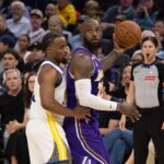 James against Lakers