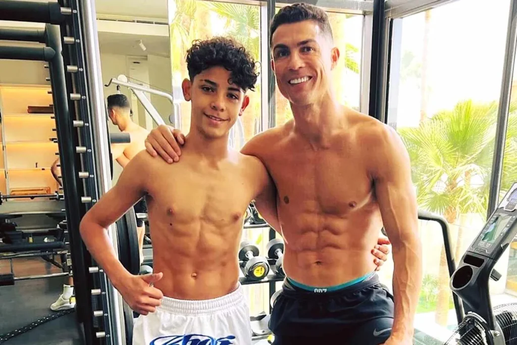 Cristiano Ronaldo/InstagramCristiano Ronaldo and son