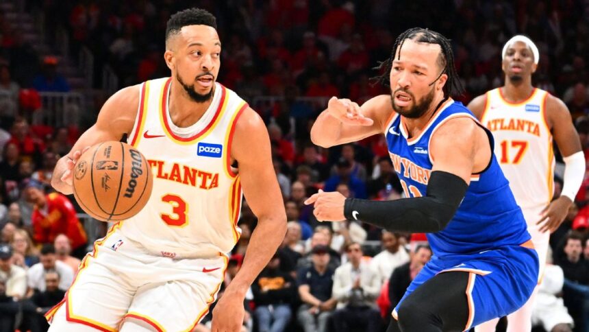 CJ Collum's Jumper and Knick's late turnover seal 2-1 advantage for the Hawks