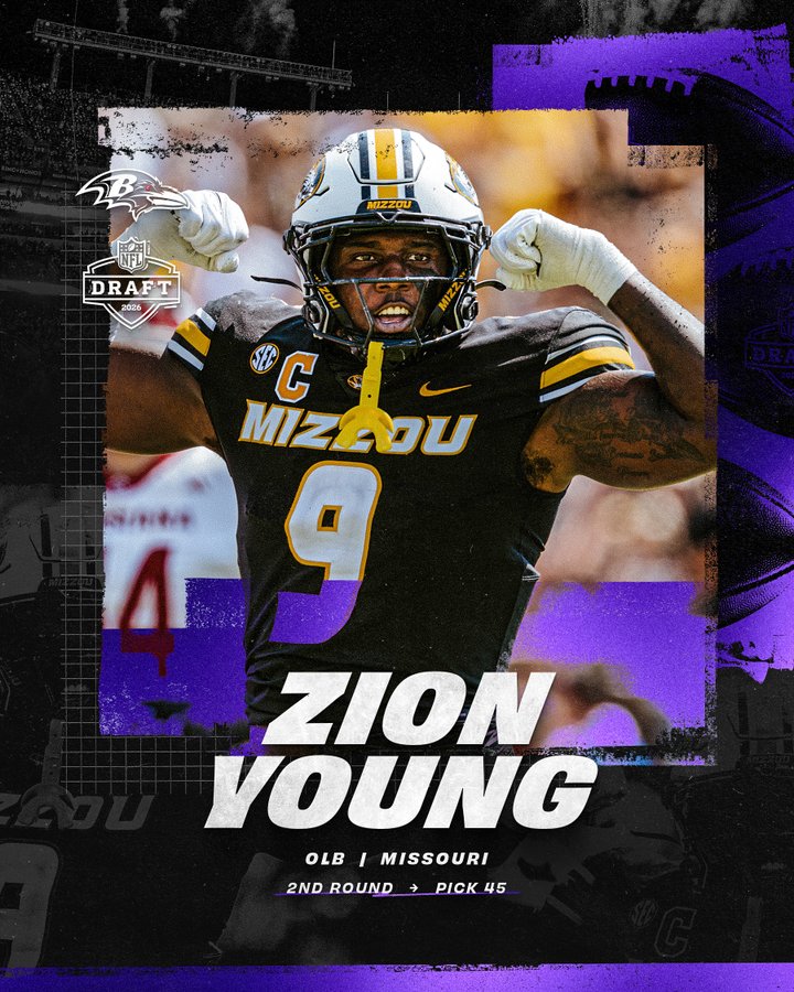 Zion Young is a Raven❗