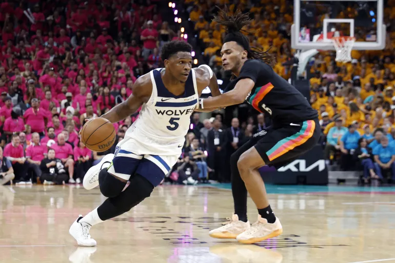 Anthony Edwards made a successful return from injury for the Minnesota Timberwolves against the San Antonio Spurs in Game One of the Second Round of the NBA Western Conference Playoffs