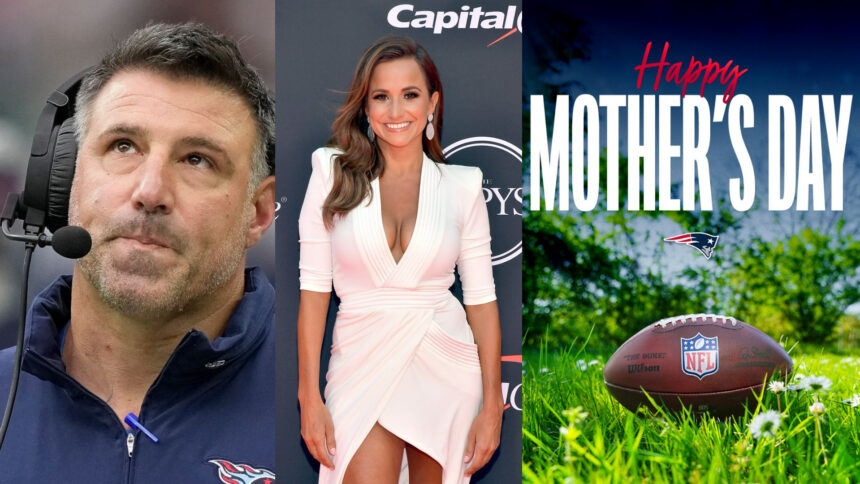 Mike Vrabel, Dianna Russini and Mother's Day post