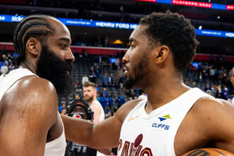 James Harden and Donovan Mitchell