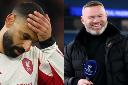 A collage of Mo Salah and Wayne Rooney