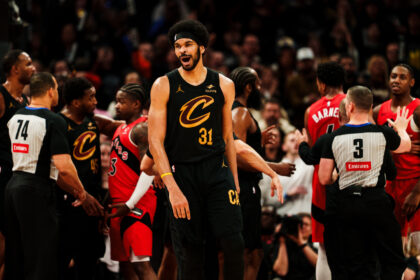 Jarrett Allen Heroic performance for the Cavaliers against Raptors in the Playoff Series
