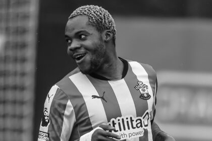 Victor Udoh in the colors of Southampton
