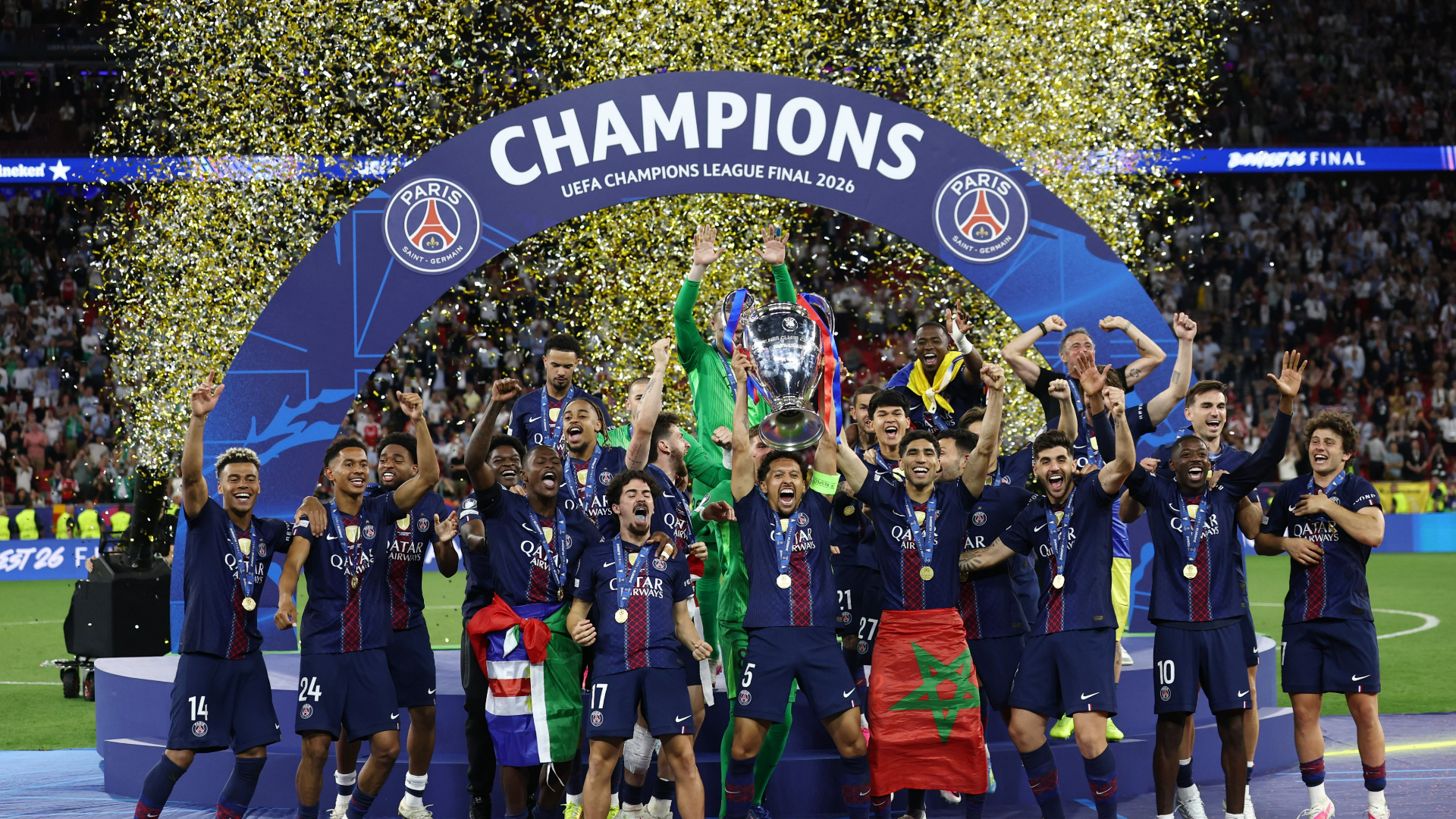 PSG-Back to back Champions