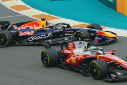 Max Verstappen spun out