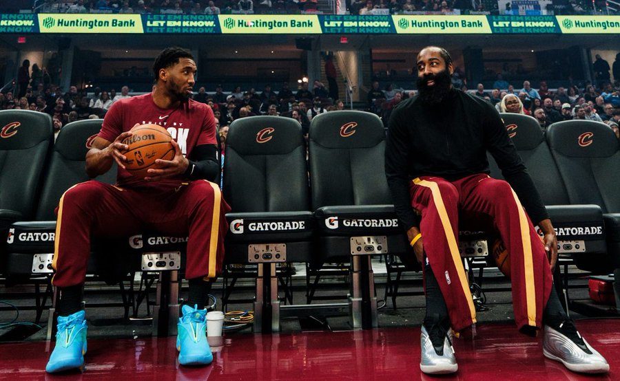 Donovan Mitchell and James Harden