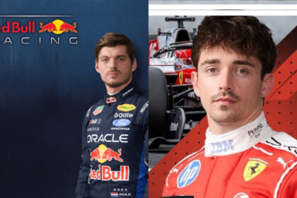 Leclerc and verstappen
