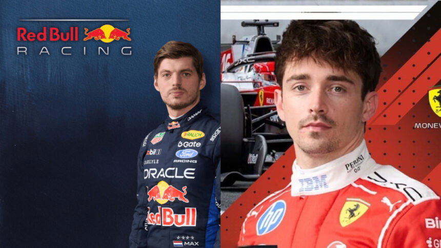 Leclerc and verstappen