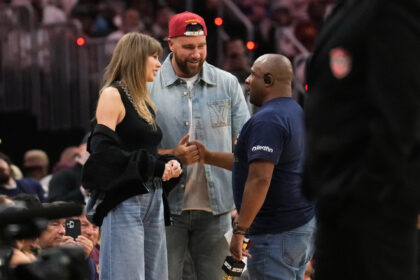 Taylor Swift and Travis Kelce