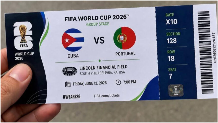 "Who’s Gonna Tell Him?" Reactions as Fan Shares Cuba vs Portugal 'World Cup' Ticket