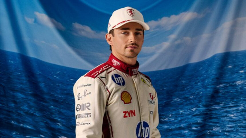 Unveiling Charles Leclerc special suit for the Monaco Grand Prix