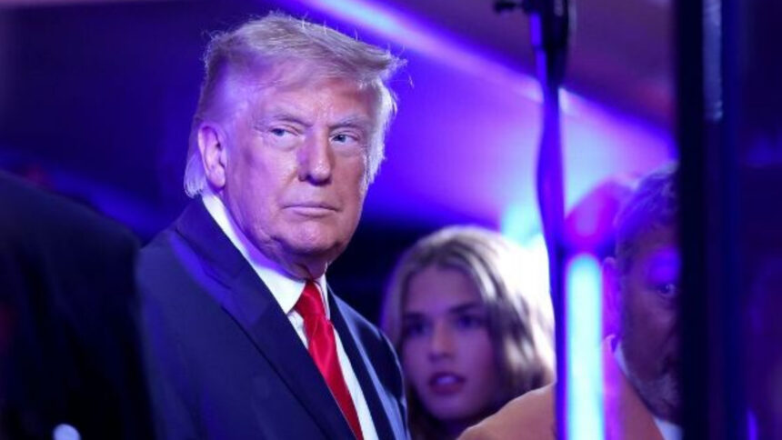 Trump Makes Historic, High-Security Appearance at NBA Finals