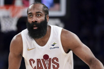 James Harden in Cavs colour