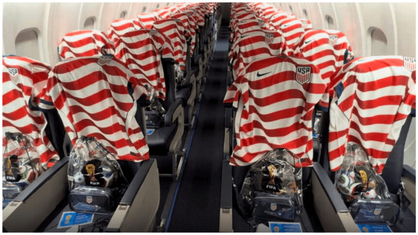 American Airlines Stuns Passengers with USMNT Jerseys and World Cup Swag on Seattle Flight
