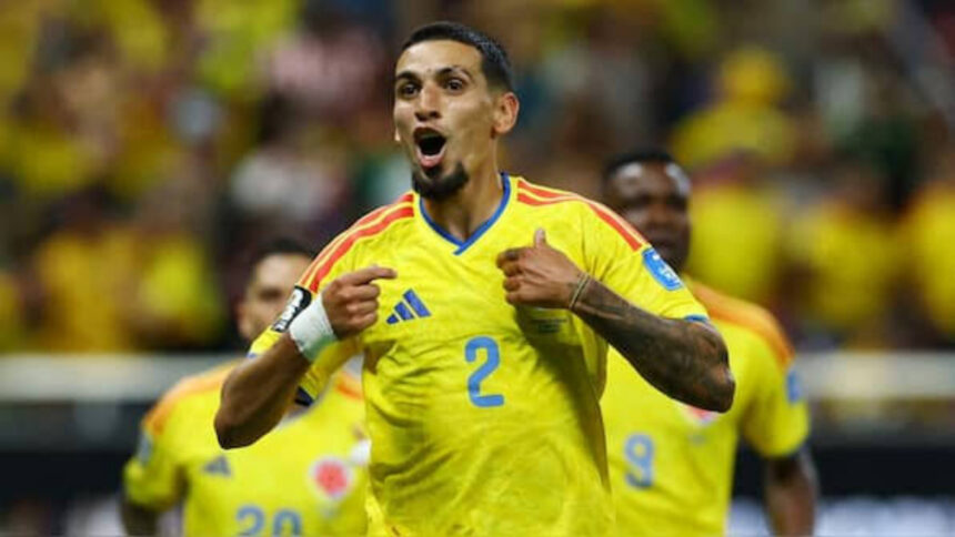 Colombia's Daniel Munoz scored the only goal in the match against DR Congo in World Cup 2026.