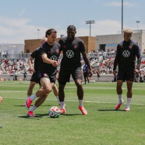 USMNT in training