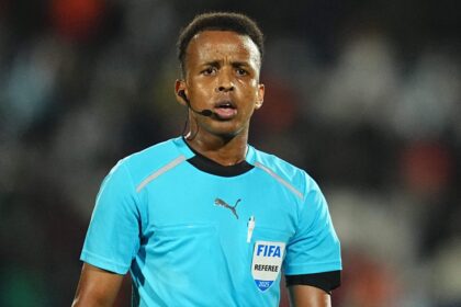 Omar Artan became a Fifa referee in 2018 after working his way through the ranks of the Somali and African game