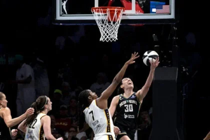 Stewart in action for Liberty against Fever