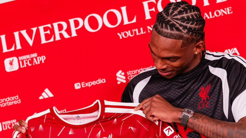 Jeremy Jacquet officially completes £60m move to Anfield from Rennes
