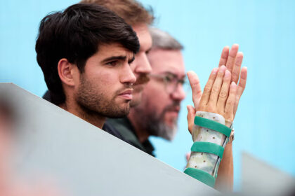 Carlos Alcaraz is not ready to take to the court yet, aiming to return for the US hardcourt season.