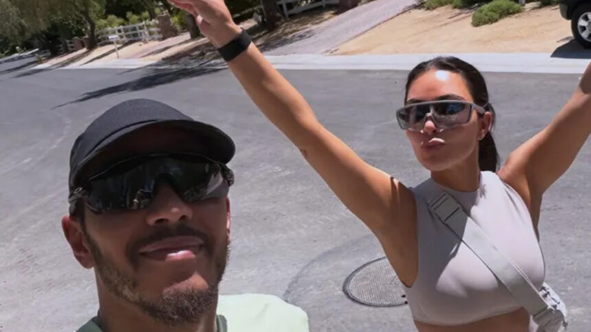 Lewis Hamilton and Kim Kardashian