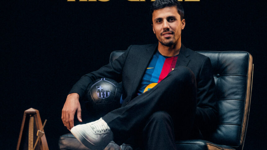Rodri unveiled at Barcelona